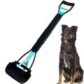 ienjoyed 32-Inch Tall Pooper Scooper, Heavy Duty Dog Poop Scooper with Long Handle, Foldable, Bottom Seamless, Green