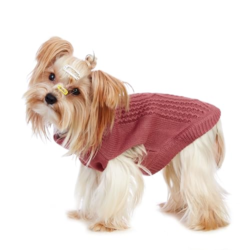 Jnancun Stretchy Cat Sweater - Maple Leaf Red, Medium - 17 Colors, 6 Sizes