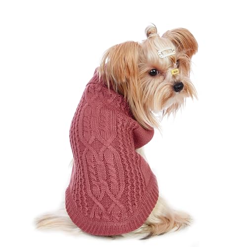 Jnancun Stretchy Cat Sweater - Maple Leaf Red, Medium - 17 Colors, 6 Sizes