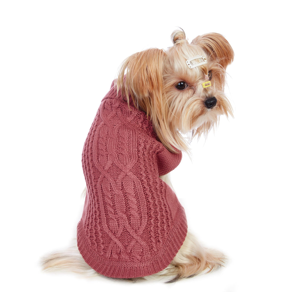Jnancun Stretchy Cat Sweater - Maple Leaf Red, Medium - 17 Colors, 6 Sizes