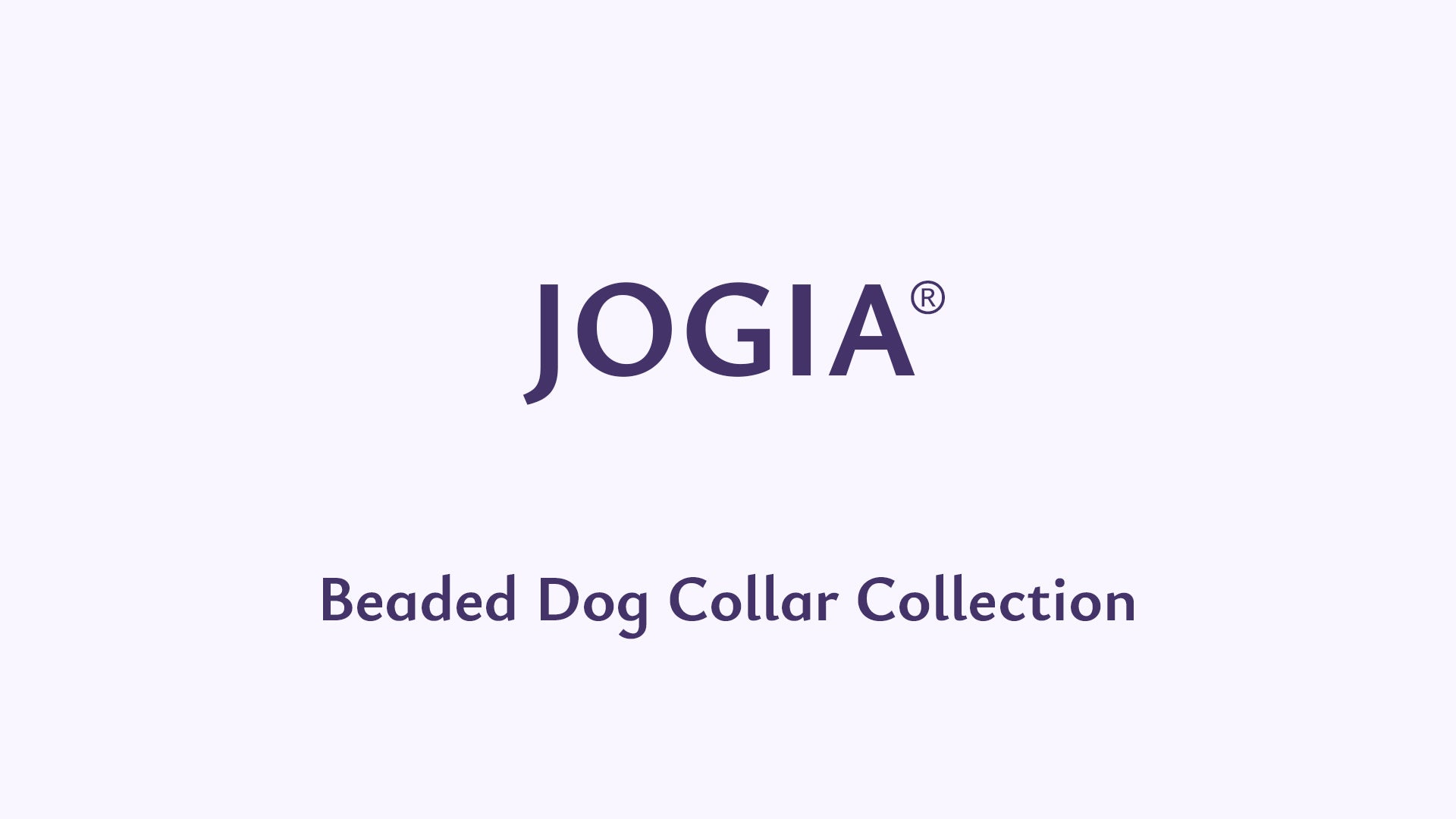 JOGIA Handmade Floral Beaded Dog Collar – Lightweight Adjustable for Small to Large Dogs