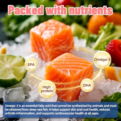 Just Try Freeze-Dried Salmon Treats for Dogs & Cats – 6.7 oz, Single Ingredient, High Protein