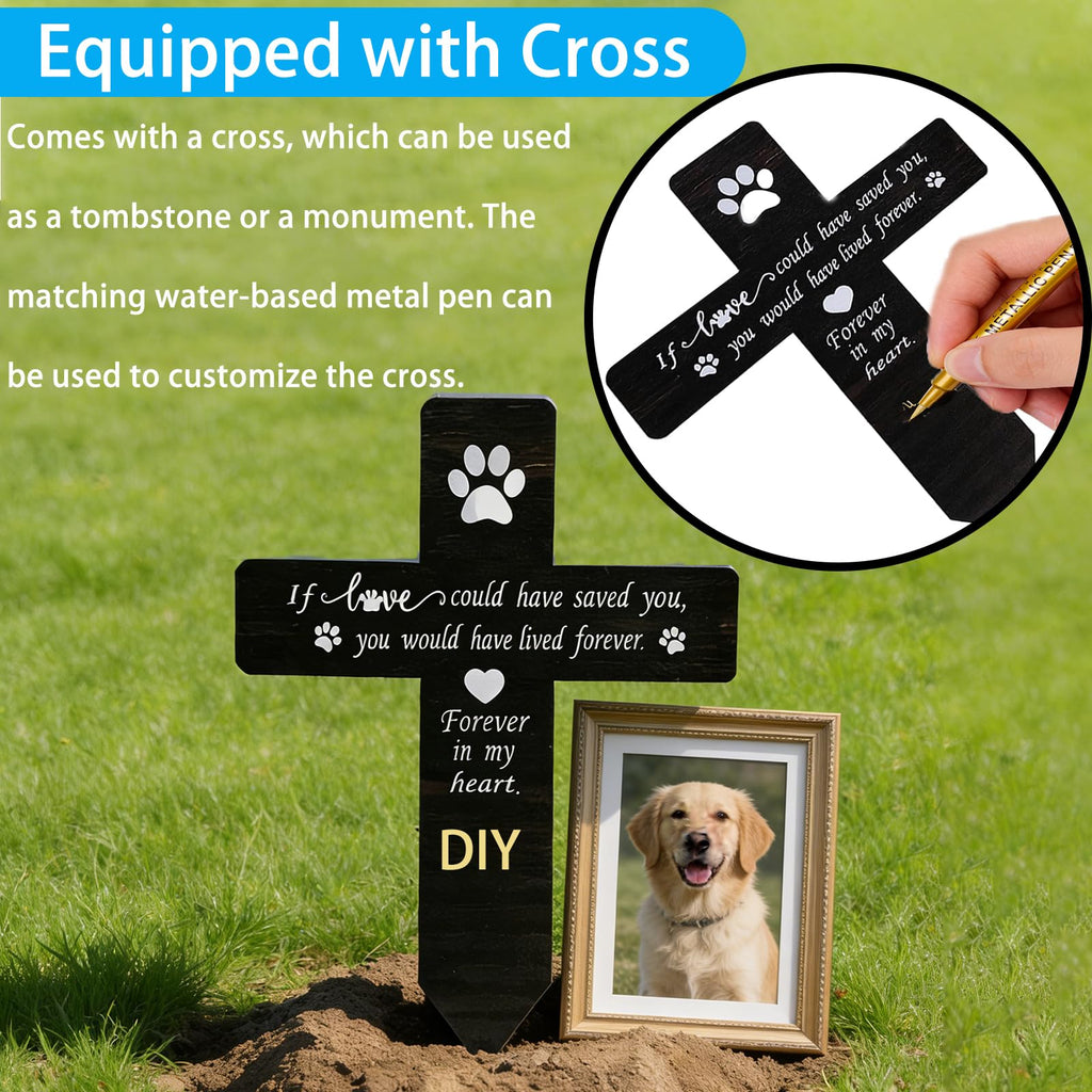 Jwizyotr Eco-Friendly Pet Casket Body Bag - Biodegradable Twill, Customizable with Marker, for Dogs, Cats & Small Pets (Blue, M)