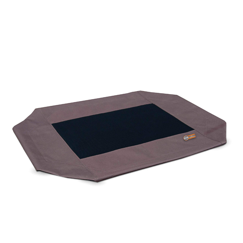 K&H Pet Products Medium Dog Cot Replacement Cover - 32 x 25 Inch, Chocolate - Breathable Mesh, Water Resistant, Machine Washable