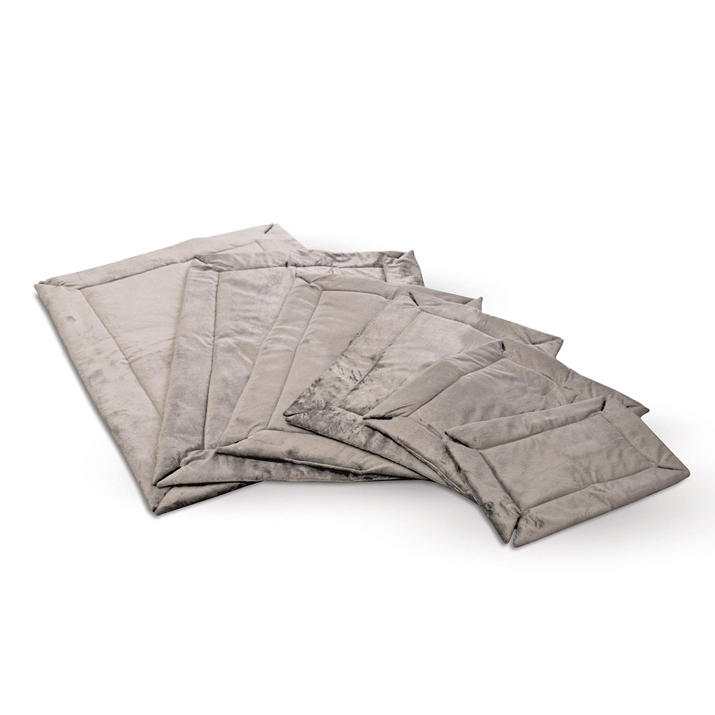 K&H Pet Products Self-Warming Dog Crate Pad - Medium 31x21in Gray, No Electricity Needed
