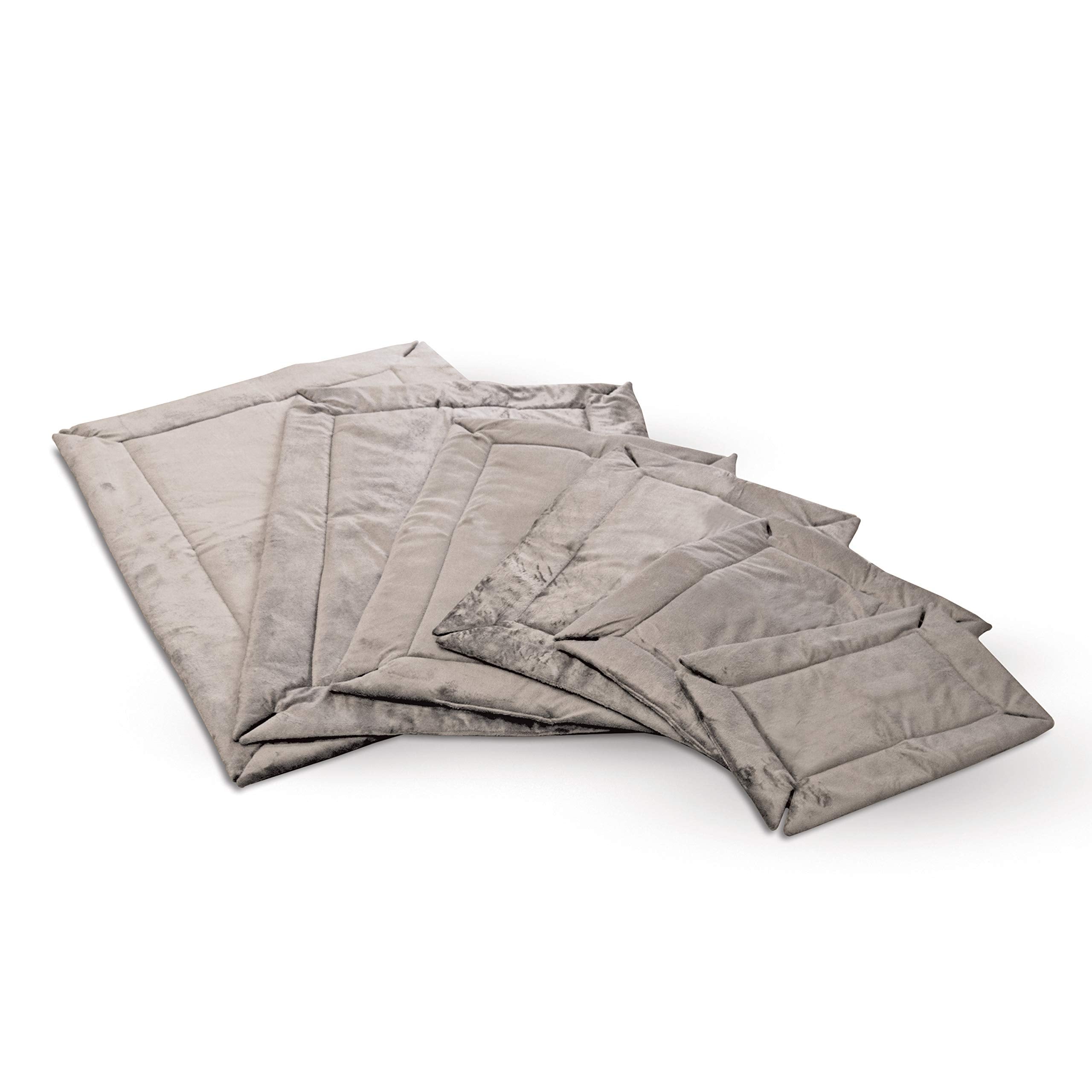 K&H Pet Products Self-Warming Dog Crate Pad - Medium 31x21in Gray, No Electricity Needed