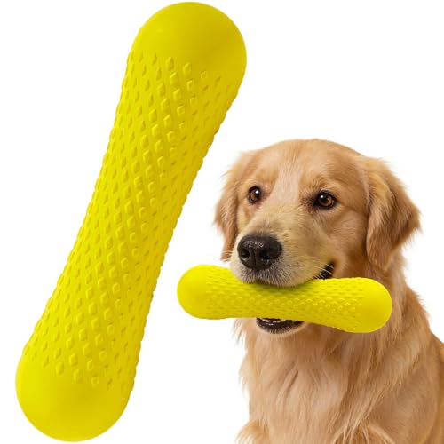 Kimee Natural Rubber Dog Chew Toy – Solid Bone Shape for Moderate Chewers, Milk-Scented, Non-Toxic, for Medium & Large Dogs (25–90 lbs)