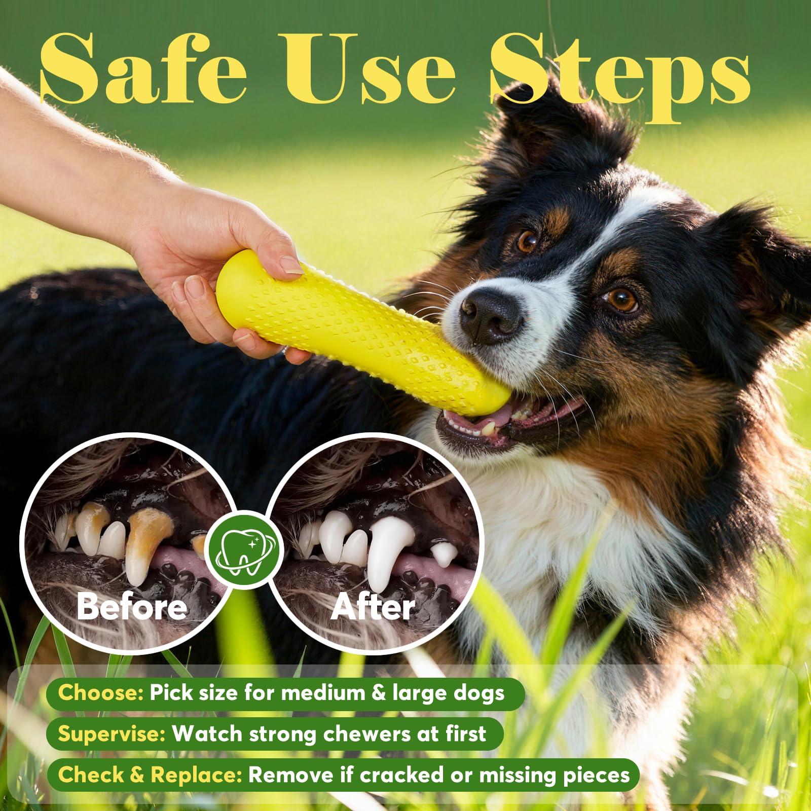 Kimee Natural Rubber Dog Chew Toy – Solid Bone Shape for Moderate Chewers, Milk-Scented, Non-Toxic, for Medium & Large Dogs (25–90 lbs)