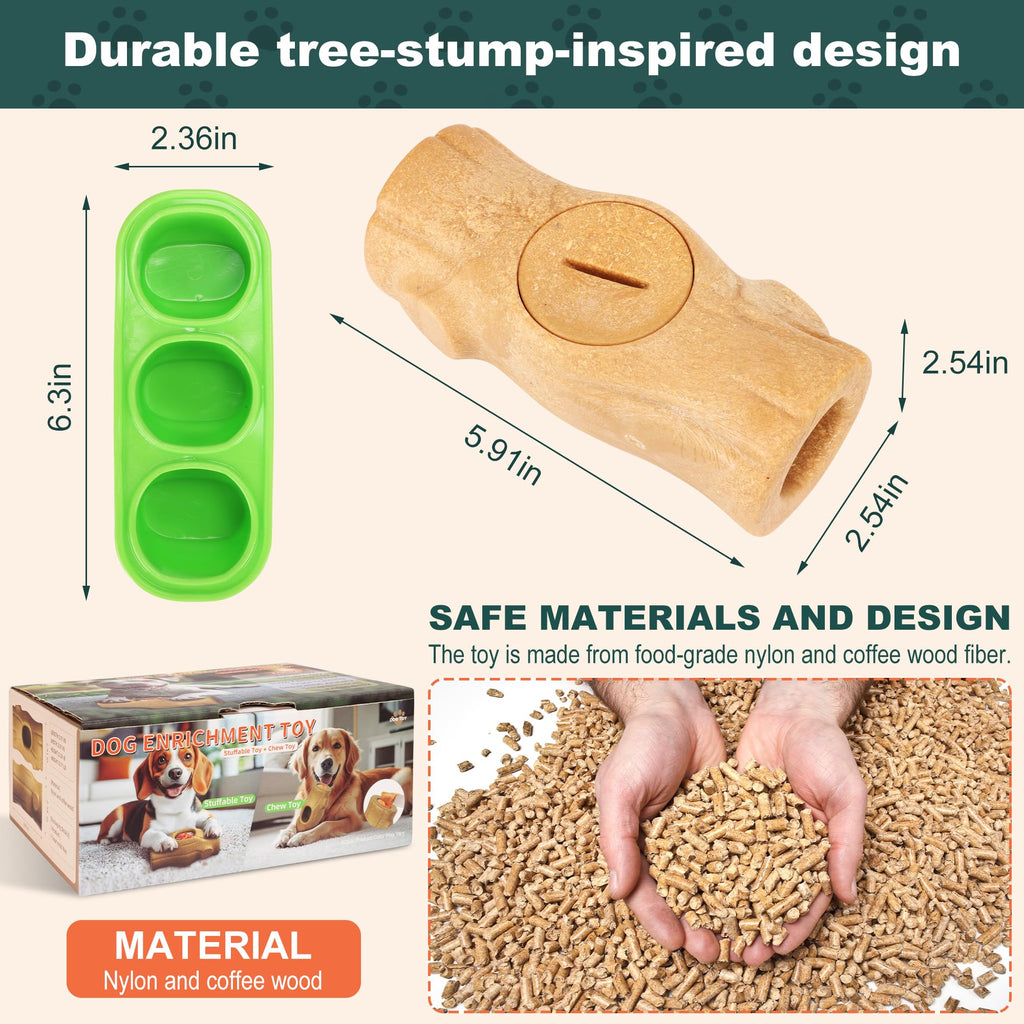 kogven Interactive Dog Toy for Aggressive Chewers – Frozen Treat Holder & Puzzle Feeder for Large/Medium Breeds
