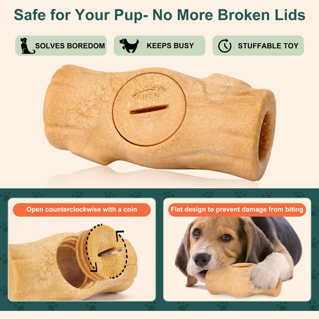 kogven Interactive Dog Toy for Aggressive Chewers – Frozen Treat Holder & Puzzle Feeder for Large/Medium Breeds
