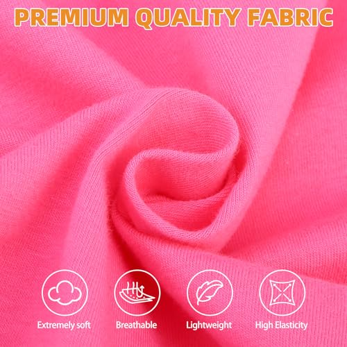 KOOLTAIL 2-Pack Cotton Dog T-Shirts for Large Dogs – UV Sun Protection, Pink & Rose, XXXL