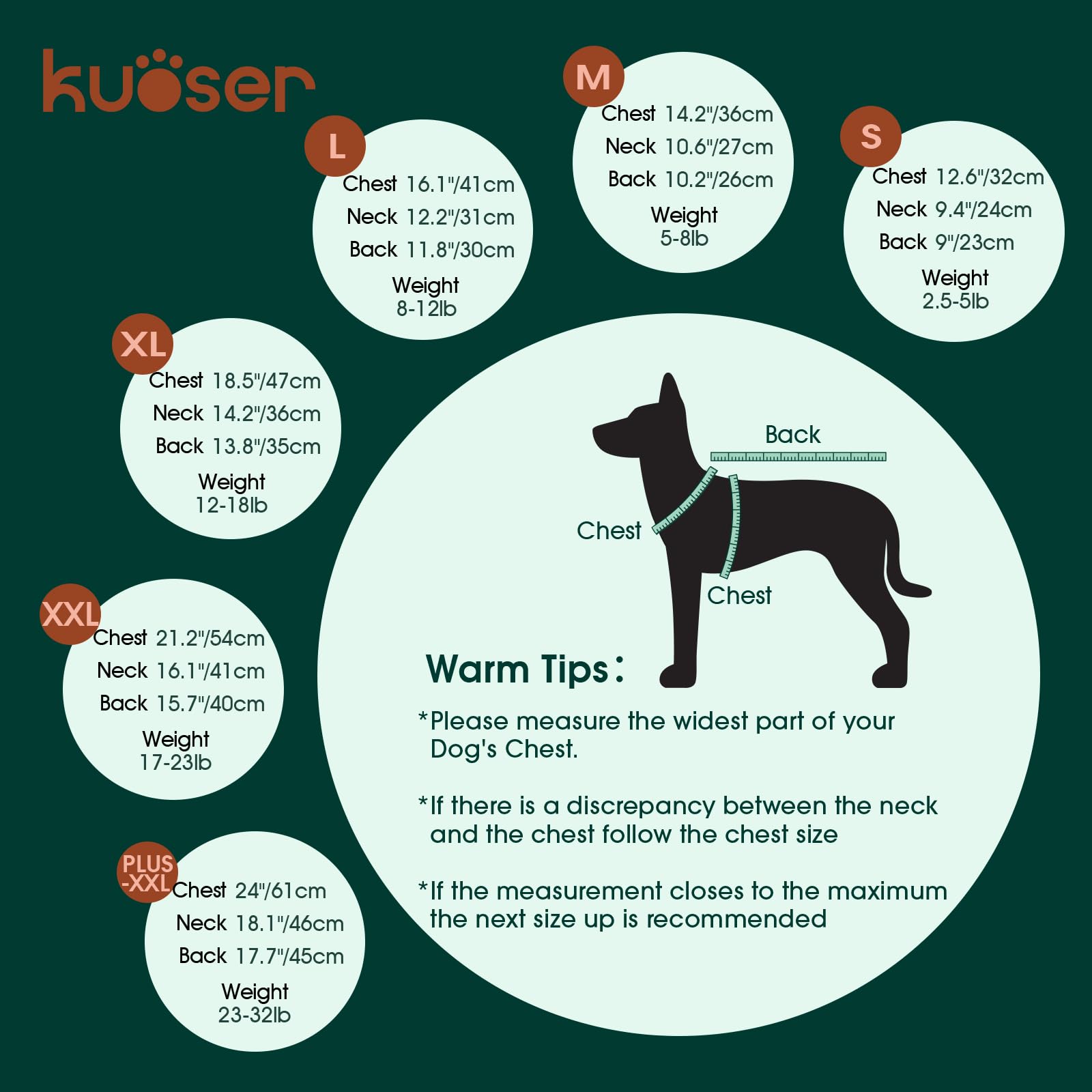 Kuoser Dog Tuxedo - Formal Black Costume with Bow Tie for Weddings, Parties & Holidays (XL)