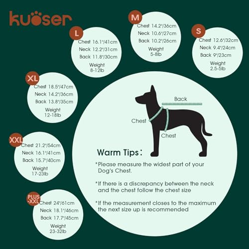 Kuoser Dog Tuxedo - Formal Black Costume with Bow Tie for Weddings, Parties & Holidays (XL)