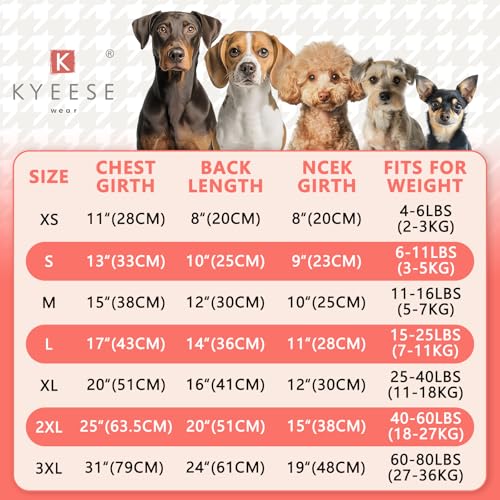 KYEESE Christmas Dog Pajamas – Santa Claus Turtleneck Onesie for Small Dogs, Soft Velvet, Warm Holiday Outfit (Small, 6-11 lbs)