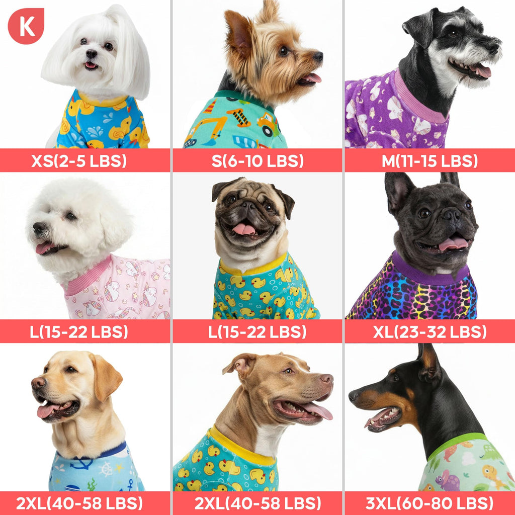 KYEESE Medium Dog Pajamas - Soft Velvet Unicorn Onesie for Small Dogs (11-15 lbs)