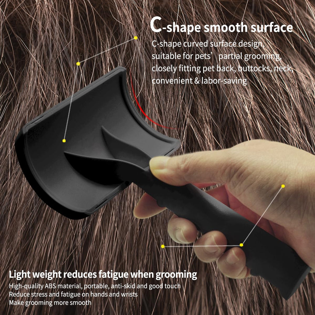 LBMBAIC Dog Slicker Brush - 25mm Extra Long Pins for Poodles, Doodles, Goldendoodles - Removes Tangles & Mats