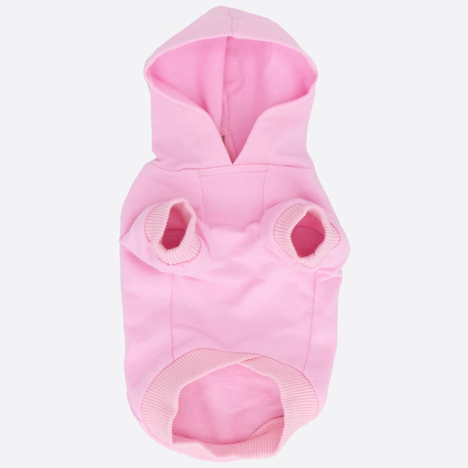 LOPHIPETS Dog Cotton Hoodie for Small Dogs - Pink/S - Pullover Sweatshirt for Chihuahua & Yorkie