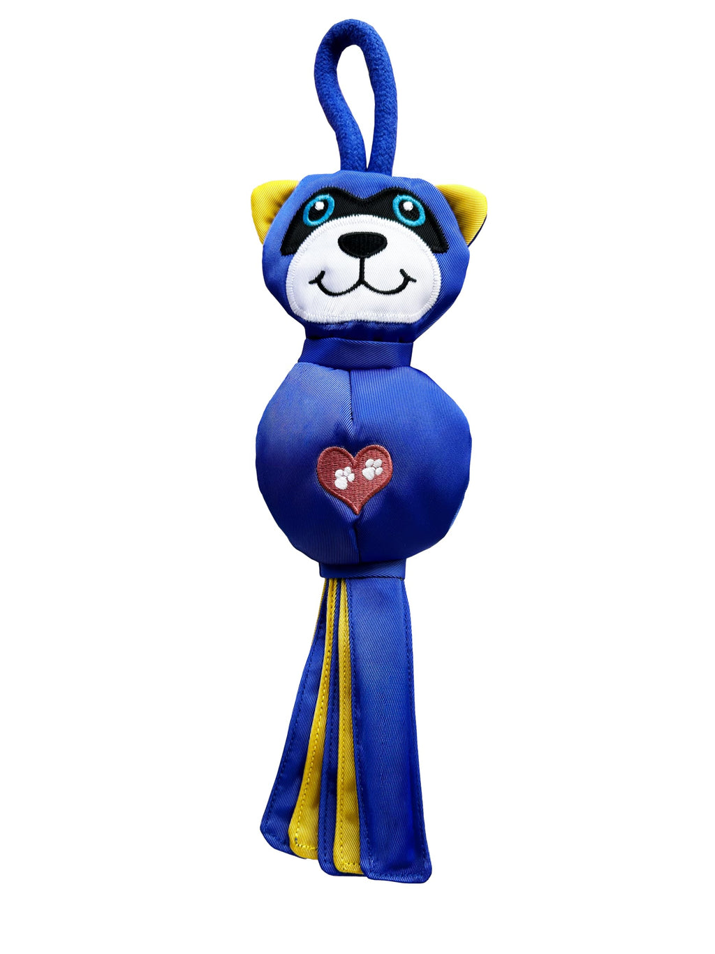 LUCOLOVE Flirt Pole Replacement Toy - Multi-Sensory Tough Tug Toy for Dogs (Raccoon)