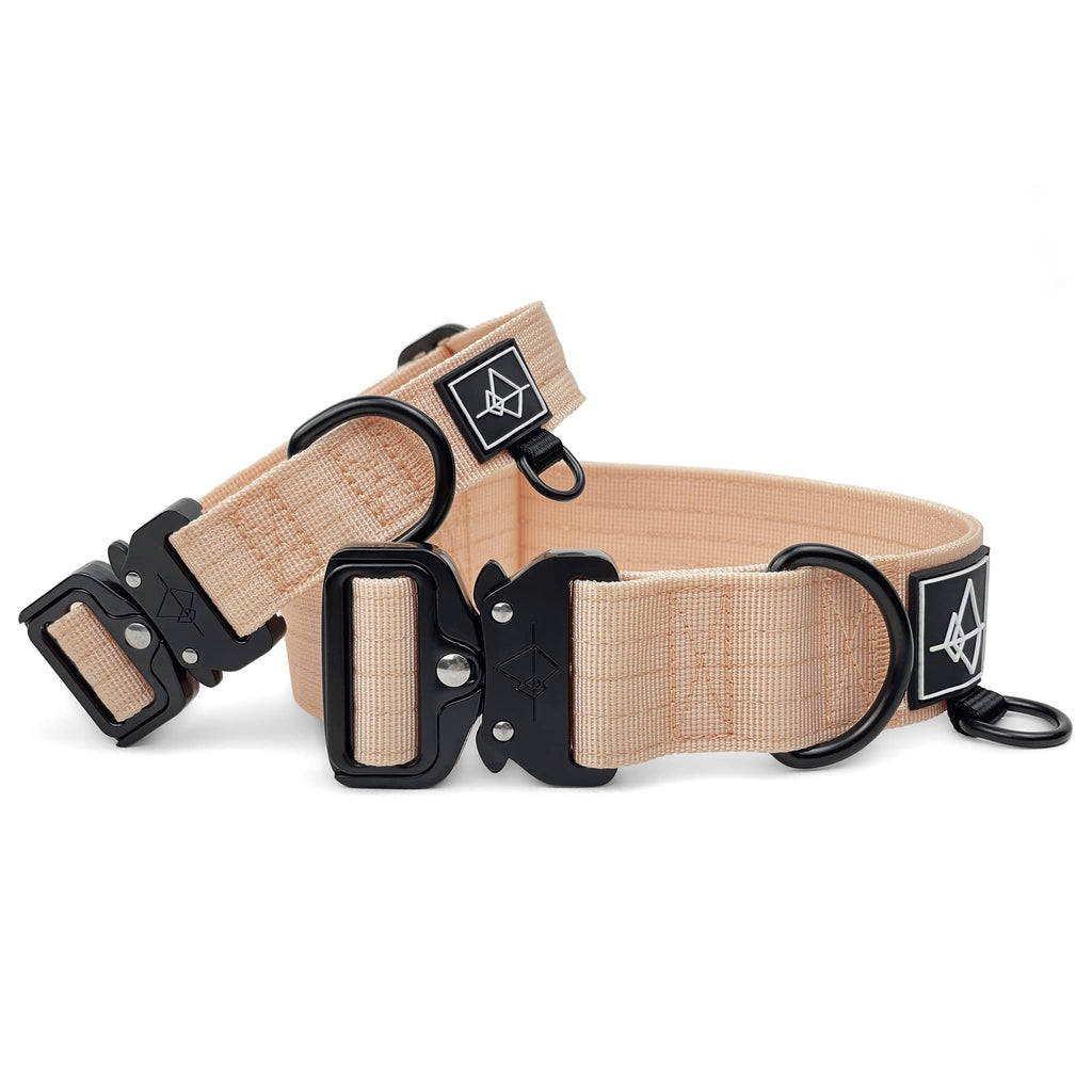 Made to ROAM Premium Dog Collar - Heavy Duty Nylon with Quick-Release Buckle, Carolina Blooms