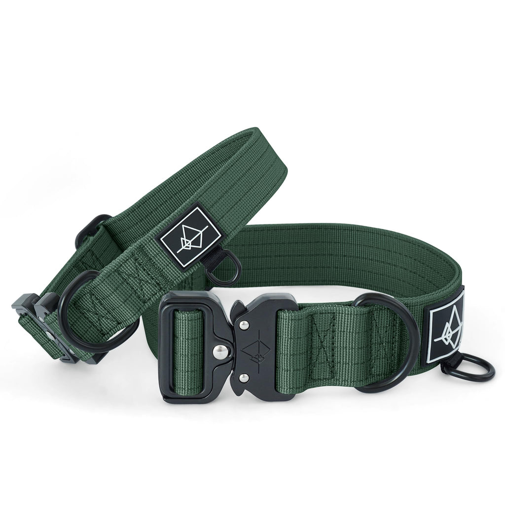 MADE TO ROAM Premium Dog Collar - Heavy Duty Nylon with Quick-Release Buckle, Maine Marina