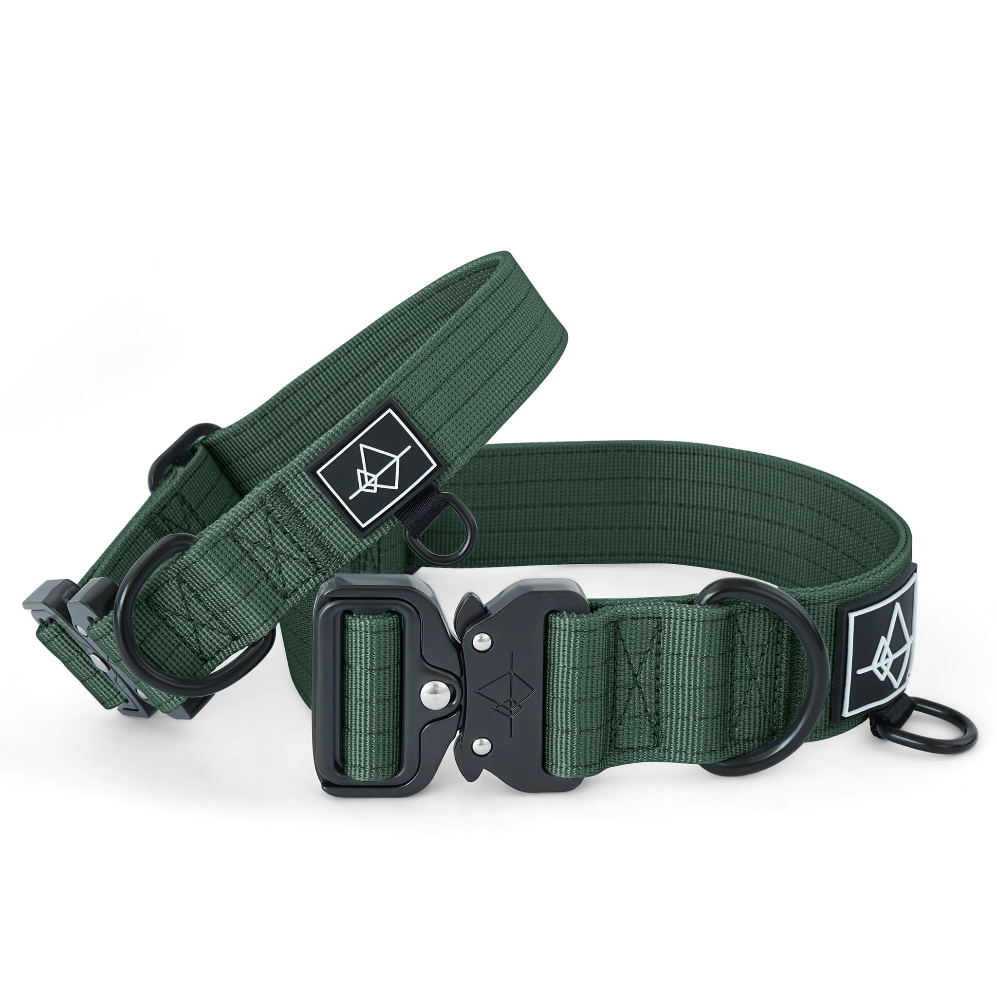 MADE TO ROAM Premium Dog Collar - Heavy Duty Nylon with Quick-Release Buckle, Maine Marina