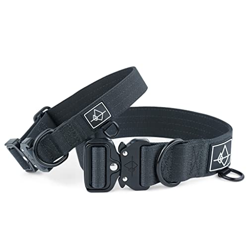 MADE TO ROAM Premium Dog Collar New York Afterlight - Heavy Duty Nylon with Quick-Release Buckle