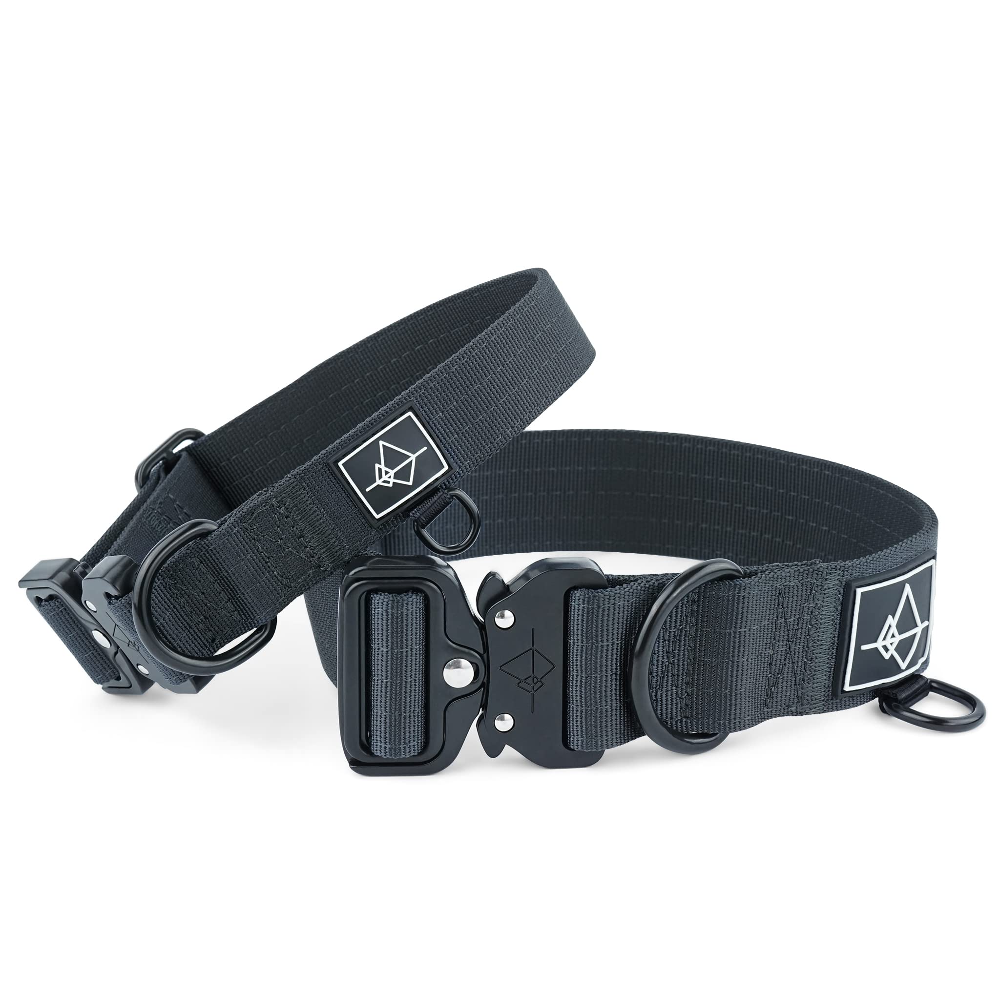 MADE TO ROAM Premium Dog Collar New York Afterlight - Heavy Duty Nylon with Quick-Release Buckle