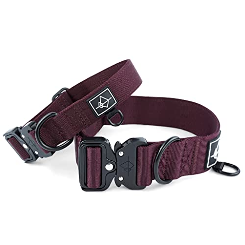 MADE TO ROAM Vermont Weekends Dog Collar - Heavy Duty Nylon with Quick-Release Buckle, Classic Size 1