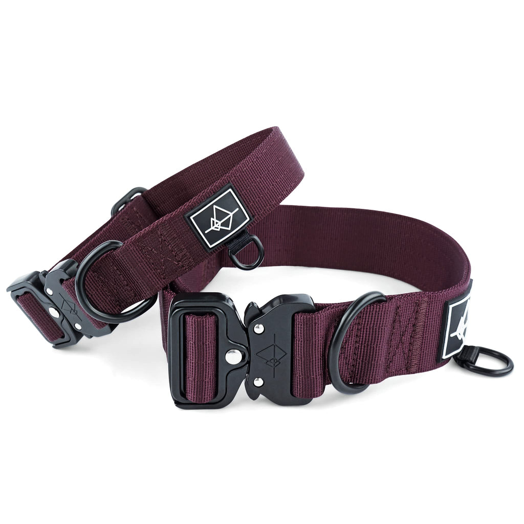 MADE TO ROAM Vermont Weekends Dog Collar - Heavy Duty Nylon with Quick-Release Buckle, Classic Size 1