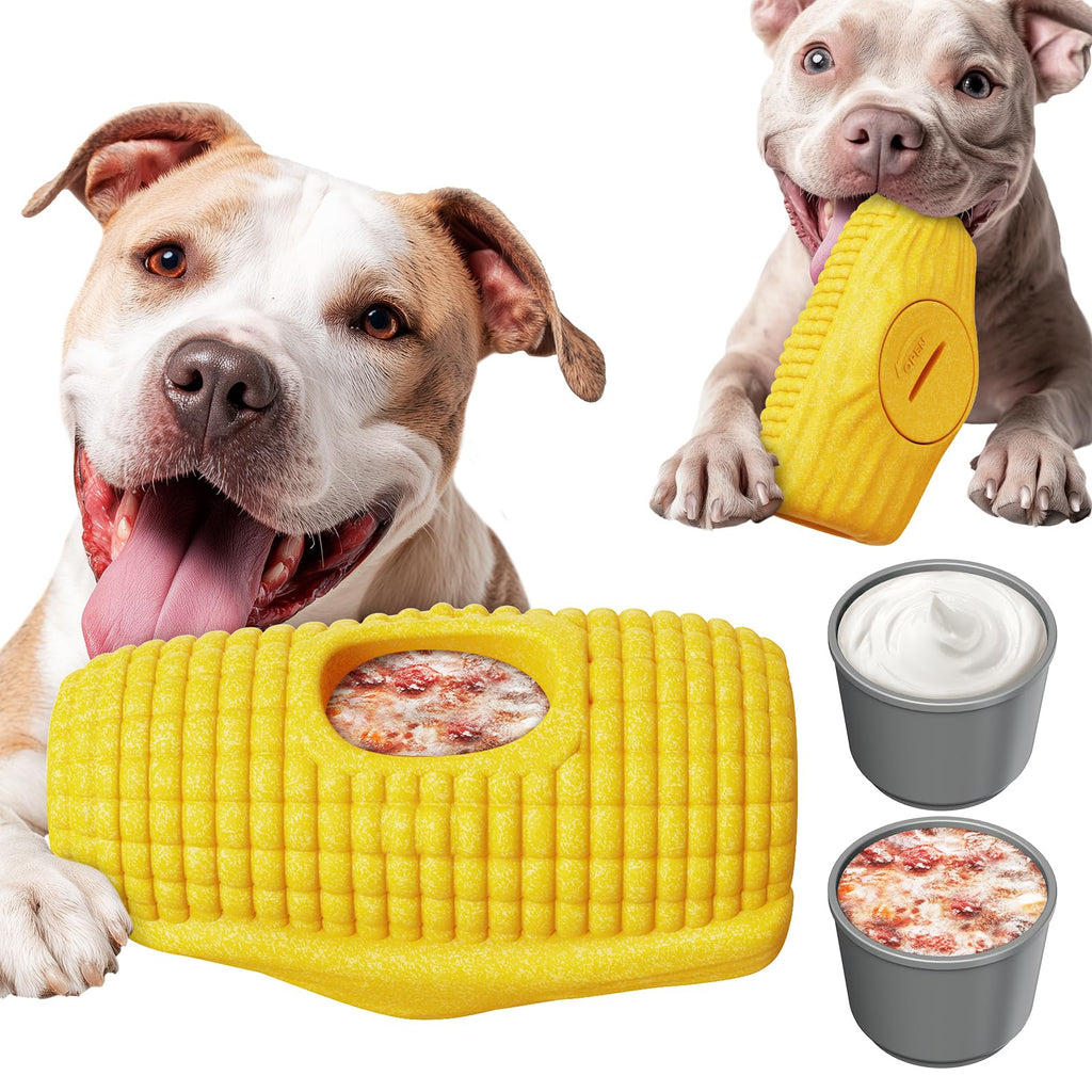 MARDOGE Interactive Dog Toy – Frozen Treat Holder & Chew Toy for Aggressive Chewers, Medium/Large Breeds (Pack of 1)