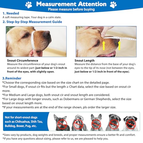 Mayerzon Large Dog Muzzle – Breathable Rubber Basket Muzzle for Training, Grooming, and Vet Visits