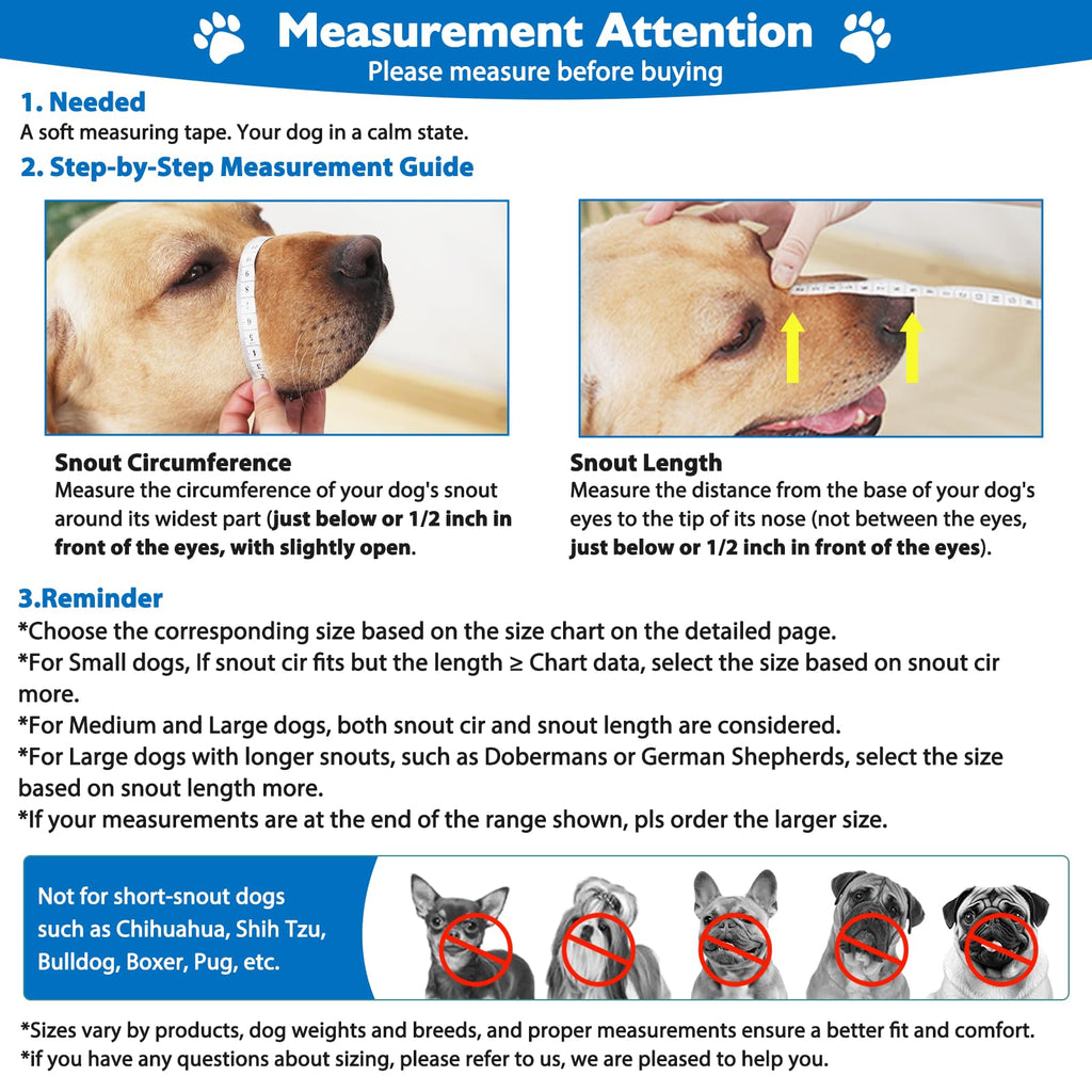 Mayerzon Large Dog Muzzle – Breathable Rubber Basket Muzzle for Training, Grooming, and Vet Visits