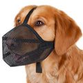 Mayerzon Soft Mesh Dog Muzzle for Medium Dogs – Breathable & Adjustable Anti-Bite Muzzle for Grooming, Walking, Vet Visits