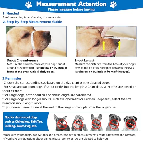 Mayerzon X-Large Basket Dog Muzzle - Breathable Rubber Muzzle for Aggressive Dogs, Adjustable Nylon Strap, for Training Grooming & Everyday Walks