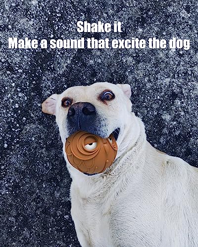 Mewlmart Giggle Ball for Dogs – Natural Rubber Owl Toy with Laughing Sound, Durable for Medium Large Dogs