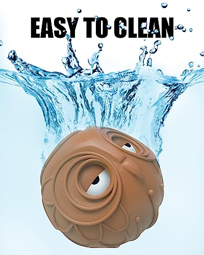 Mewlmart Giggle Ball for Dogs – Natural Rubber Owl Toy with Laughing Sound, Durable for Medium Large Dogs