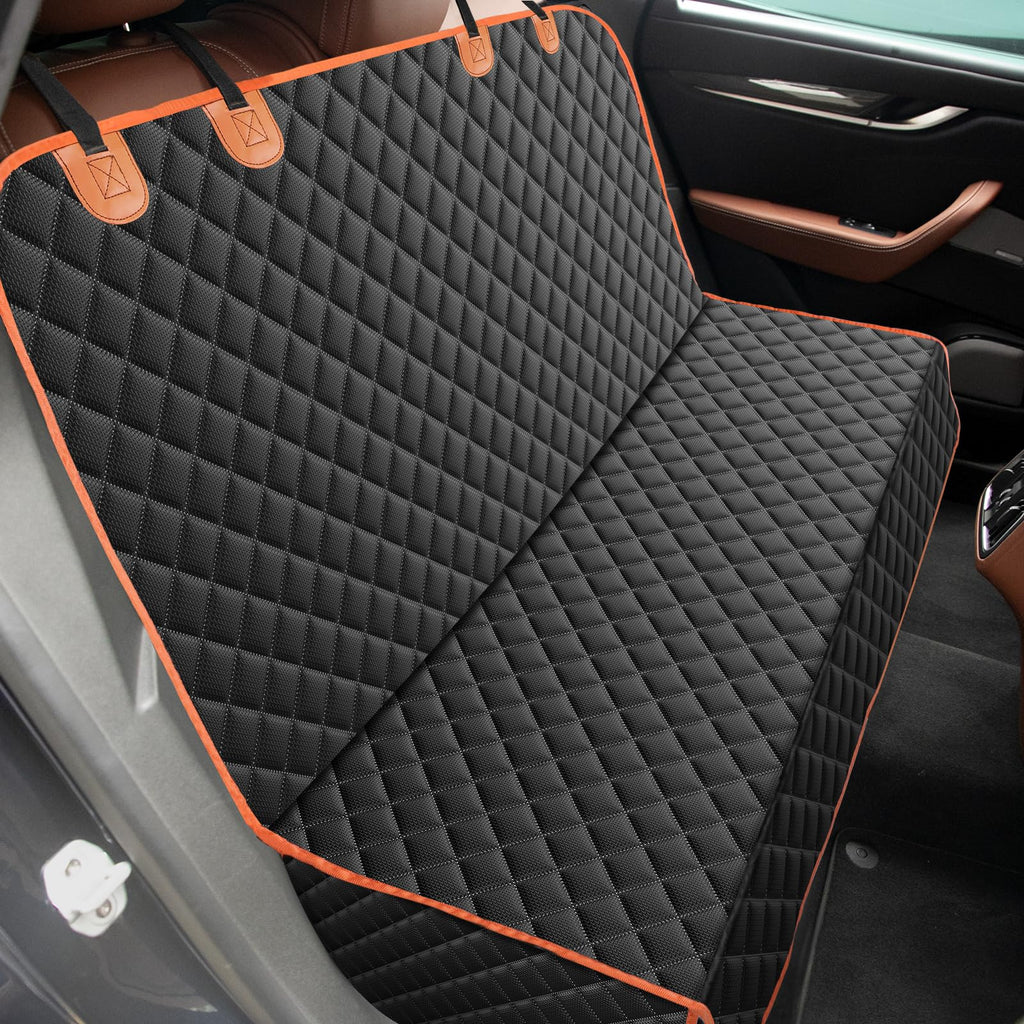 MIXJOY Dog Seat Cover for Back Seat - Waterproof, Nonslip, 4-in-1 Convertible for Cars, Trucks, SUVs