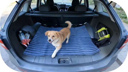 Mluyeri Extra Thick Waterproof Dog Crate Mat 47x31.5 inch for Large Dogs - Non-Slip, Washable Kennel Pad
