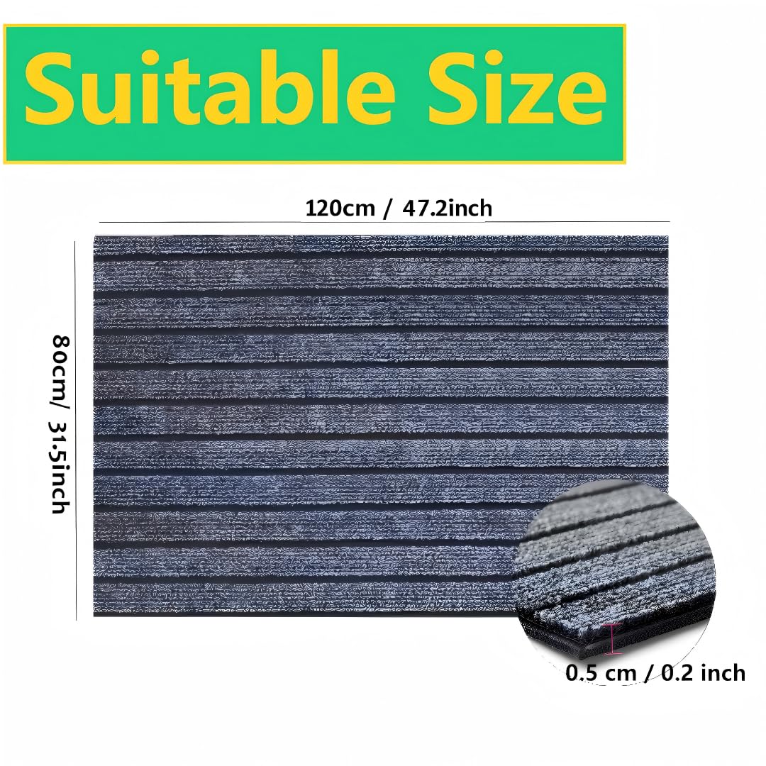 Mluyeri Extra Thick Waterproof Dog Crate Mat 47x31.5 inch for Large Dogs - Non-Slip, Washable Kennel Pad