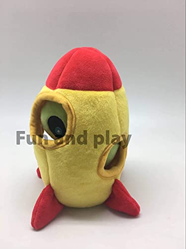 MODERN WAVE Interactive Squeaky Plush Hide and Seek Dog Toy – Spaceship & Aliens, Small