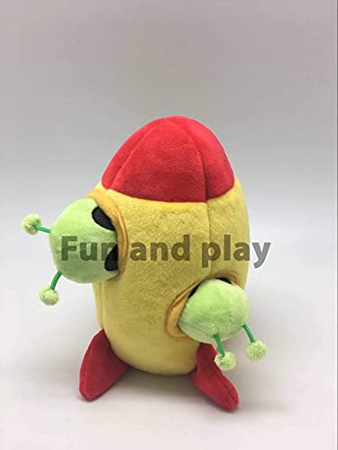 MODERN WAVE Interactive Squeaky Plush Hide and Seek Dog Toy – Spaceship & Aliens, Small