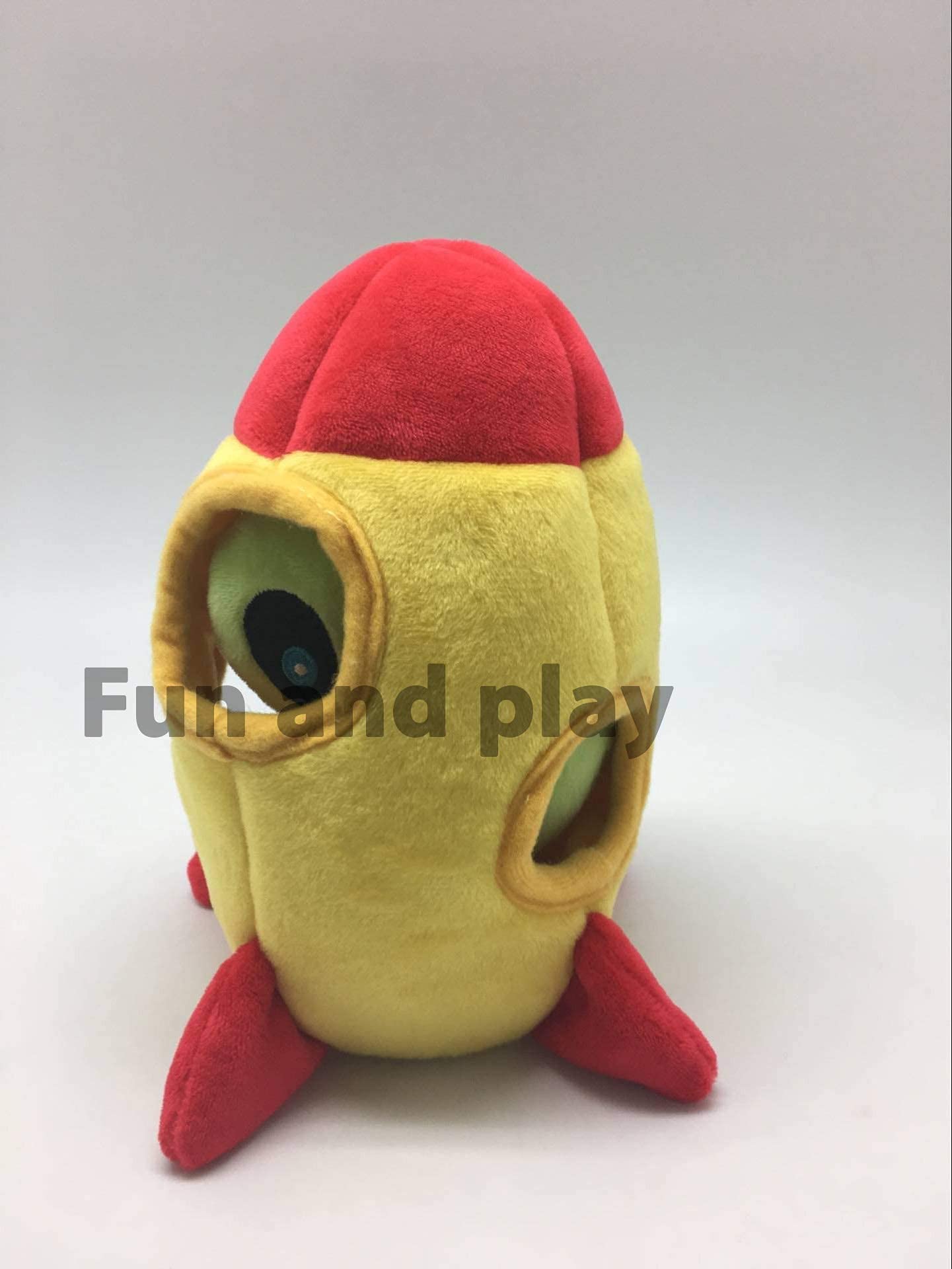MODERN WAVE Interactive Squeaky Plush Hide and Seek Dog Toy – Spaceship & Aliens, Small