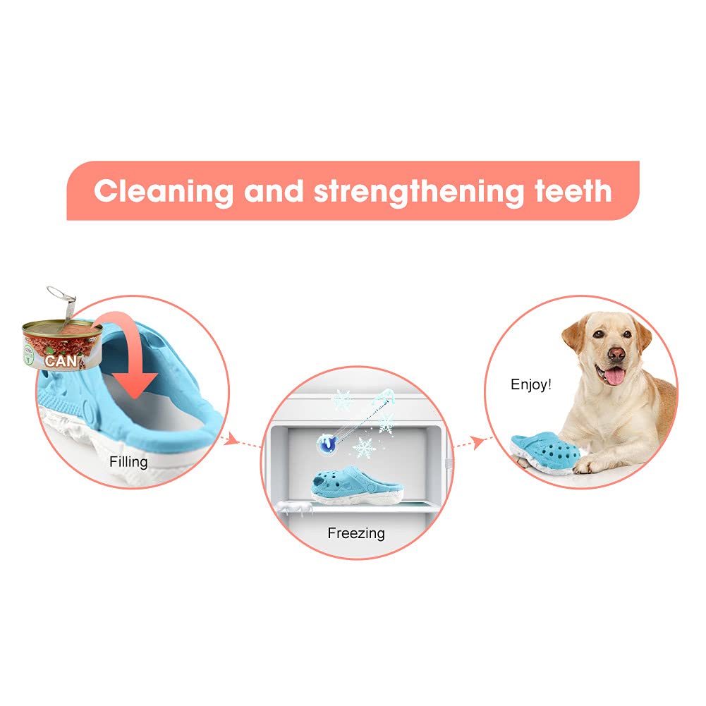 MONDOTOY Dog Chew Toy – Shoe-Shaped Natural Rubber for Aggressive Chewers, Medium Large Breeds