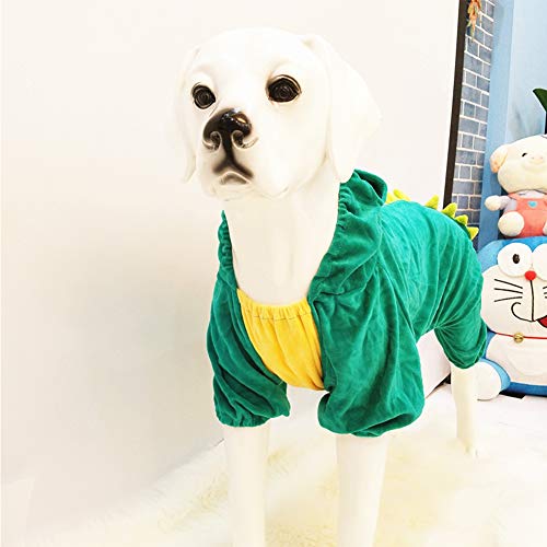 NACOCO Green Dinosaur Dog Costume for Large Dogs (4XL)