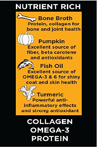 Nature's Diet Beef Bone Broth Powder for Dogs – 159 Servings, 16 oz