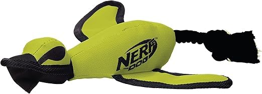 Nerf Dog Trackshot Launching Duck Dog Toy – 16.5-Inch Fetch Toy for Medium & Large Breeds, Green