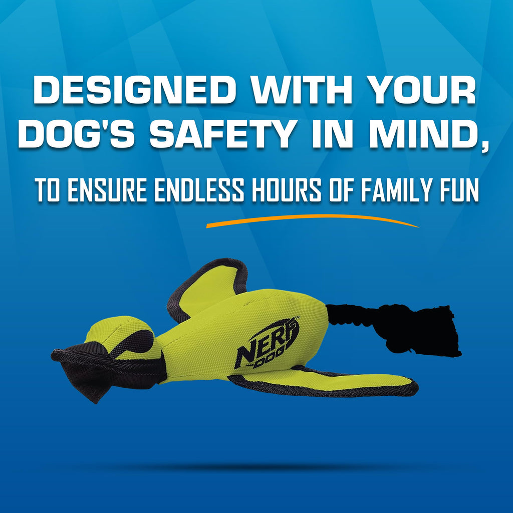 Nerf Dog Trackshot Launching Duck Dog Toy – 16.5-Inch Fetch Toy for Medium & Large Breeds, Green