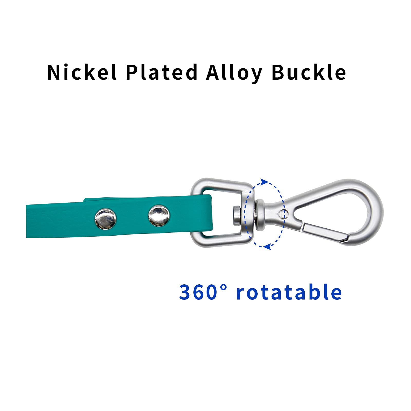 NIMBLE 30 ft Waterproof Dog Leash for Recall Training – Heavy Duty Nylon Lead for Large, Medium, Small Dogs
