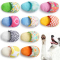 Nocciola 10 Pack Slipper Dog Toys – Squeaky Crinkle Plush Set for Small & Medium Dogs