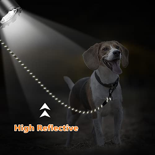 NTR 30-Foot Reflective Dog Leash with 2 Swivel Hooks and Padded Handle